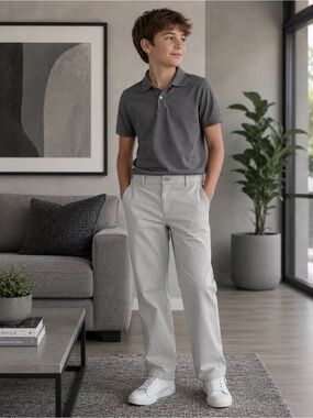 Vineyard Vines Boys Light Gray Performance Pants Size 12 (002)